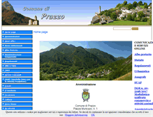 Tablet Screenshot of comune.prazzo.cn.it